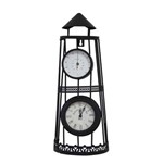 Ficha técnica e caractérísticas do produto Relógio Torre com Termômetro Goodsbr 43x19x12cm