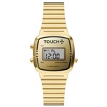 Ficha técnica e caractérísticas do produto Relógio Touch Feminino Miúdo Dourado TWJHS512BC/4D