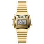 Ficha técnica e caractérísticas do produto Relógio - Touch Feminino Miúdo Dourado TWJHS512BC/4D