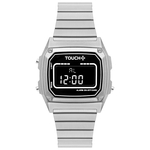 Ficha técnica e caractérísticas do produto Relógio Touch Retro Unissex Prata TWJH02BW/8B