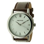 Ficha técnica e caractérísticas do produto Relógio Triton MTX224 Prata/Marrom