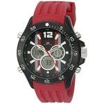 Relógio U.S. Polo Assn. Metal de Quartzo Masculino Homem Vermelho