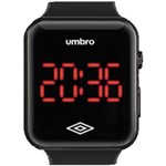 Relógio Umbro Masculino Ref: Umb-led-b Digital LED Black