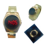 Ficha técnica e caractérísticas do produto Relógio Unisex Digital Led Touch Screen Moderno Mais Caixa - Rx Relógios