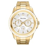 Ficha técnica e caractérísticas do produto Relógio Unissex Analógico Bulova WB22177h - Dourado