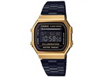 Relógio Unissex Casio Digital Vintage - A168WEGB-1BDF Preta