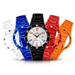 Ficha técnica e caractérísticas do produto Relógio Unissex Champion Digital CP30119M - Troca Pulseira Kit 2 - Branco/Vermelho