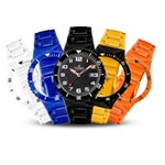 Ficha técnica e caractérísticas do produto Relógio Unissex Champion Digital CP30119X - Troca Pulseira Kit 4 - Preto/Azul/Amarelo