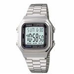 Ficha técnica e caractérísticas do produto Relógio Unissex Digital Casio A178WA1AUD - Prata