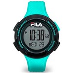 Ficha técnica e caractérísticas do produto Relógio Unissex Digital FILA Pedômetro ACTIVE 163-003 Azul Turquesa