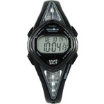Relógio Unissex Digital Timex Indiglo Ironm Men Sleek Watch T5K335WKL - Preto