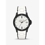 Ficha técnica e caractérísticas do produto Relógio Unissex Michael Kors Modelo MK6663 Branco Pulseira Silicone Diâmetro 40mm