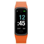 Ficha técnica e caractérísticas do produto Relógio Unissex Mormaii Smartwatch Fit GPS MOB3AC/8L 20mm Borracha Laranja