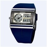 Ficha técnica e caractérísticas do produto Relógio Unissex Ohsen Anadigi Esporte Azul Ad0518