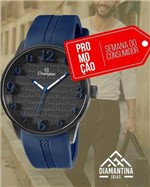 Ficha técnica e caractérísticas do produto Relógio Unissex Silicone Azul Champion Ch30224a