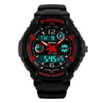 Ficha técnica e caractérísticas do produto Relógio Unissex Skmei Digital Esporte Vermelho Ad0931S