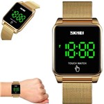 Ficha técnica e caractérísticas do produto Relógio Unissex Skmei Digital Touch Watch 1532 Dourado