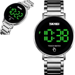 Ficha técnica e caractérísticas do produto Relógio Unissex Skmei Digital Touch Watch 1550 Prata