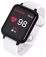 Ficha técnica e caractérísticas do produto Relógio Unissex Smartwatch Hero Band B57 Relógio Inteligente IOS Android - BRANCO - Haiz