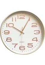 Ficha técnica e caractérísticas do produto Relógio Urban 1Pç Decoração Branco