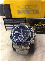 Ficha técnica e caractérísticas do produto Relógio Invicta Venom 26652 Azul Prata