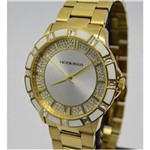Ficha técnica e caractérísticas do produto Relógio Victor Hugo VH10105LSG/04M Redondo Dourado