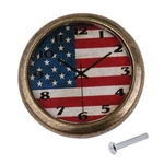 Ficha técnica e caractérísticas do produto Relógio Vintage Armário Porta Gaveta Puxador De Puxador De Ferragens-bandeira Americana