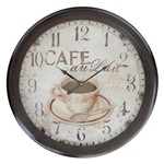 Ficha técnica e caractérísticas do produto Relógio Vintage Café ao Leite