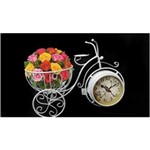 Ficha técnica e caractérísticas do produto Relógio Vintage Dupla Face Bicicleta de Mesa Decorativo (REL-1)