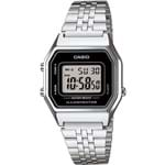 Ficha técnica e caractérísticas do produto Relógio Vintage Feminino Digital Fashion Casio LA680WA-1DF