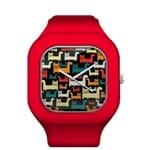 Ficha técnica e caractérísticas do produto Relógio Wave Watches Cats Vermelho