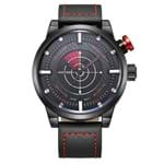 Relógio Weide Analógico UV-1501 Preto e Vermelho