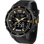 Ficha técnica e caractérísticas do produto Relógio X-Games Masculino Preto XMNPA003PXPX Anadigi 10 Atm Cristal Mineral Tamanho Extra Grande