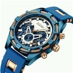 Relógios Biden Top Marca de Moda Militar Sport Watch Silicone Strap Ch...