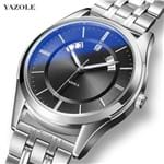 Relógios de Pulso Masculino de Quartzo Yazole Z 513-S à Prova D'água (1)