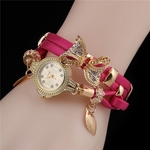 Ficha técnica e caractérísticas do produto Relógios de pulso Mulheres Bow-amarrado pulseira de relógio marca de topo de quartzo relógios de luxo