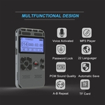 Ficha técnica e caractérísticas do produto Amyove Gravador de Voz Digital Audio Recording ditafone MP3 LED 8GB exibição Voice Activated