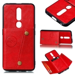 Ficha técnica e caractérísticas do produto Brand New Para OPPO F11 pro PU Leather Flip Suporte à prova de choque Cell Phone Case Capa Duplo Buckle Anti-pó com cartão Slots de bolso Mobile phone shell