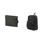 Ficha técnica e caractérísticas do produto Resgate: Carteira Chicago Masculina Couro Preto Tonin + Ganhe: Mochila Jansport SuperBreak 25L Preto