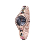 Ficha técnica e caractérísticas do produto Rhinestone Magro banda mulheres Lady presente encantador elegante relógio de pulso Pulseira