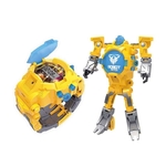 Ficha técnica e caractérísticas do produto Robot Watch Amarelo - Relógio 2 em 1 - Multikids