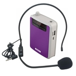 Ficha técnica e caractérísticas do produto Rolton K300 portátil Voz Clipe Amplificador cintura Banda com rádio FM TF MP3 Player Power Bank para Guias Turísticos Ensino Microfone