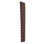 Ficha técnica e caractérísticas do produto Rosewood 18 Trastes Ukulele Fretboard Fingerboard Para 24 Polegada Ukulele