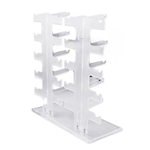 2 Row 10 pares ¨®culos de sol ¨®culos rack Titular Quadro Display Stand Transparente