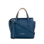 Ficha técnica e caractérísticas do produto Salvatore Ferragamo Bolsa Tote Amy Pequena - Azul