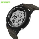 Ficha técnica e caractérísticas do produto SANDA Militares Sport Watch G-Style Digital LED Waterproof o relógio relógios cronógrafos