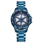 Ficha técnica e caractérísticas do produto SANDA Mulheres Casual relógio de quartzo relógios em aço inoxidável impermeável Strap P259