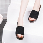 Ficha técnica e caractérísticas do produto High Sandals Slippers Thick Muffin Sole Slippers Summer Fashion Female Shoes