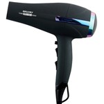 Ficha técnica e caractérísticas do produto Secador de Cabelo Mallory Turbo Rainbow Preto com 2 Velocidades 3 Temperaturas 2000W 220V