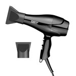 Ficha técnica e caractérísticas do produto Secador para Cabelo Taiff Fox Ion Preto 2000W 127V